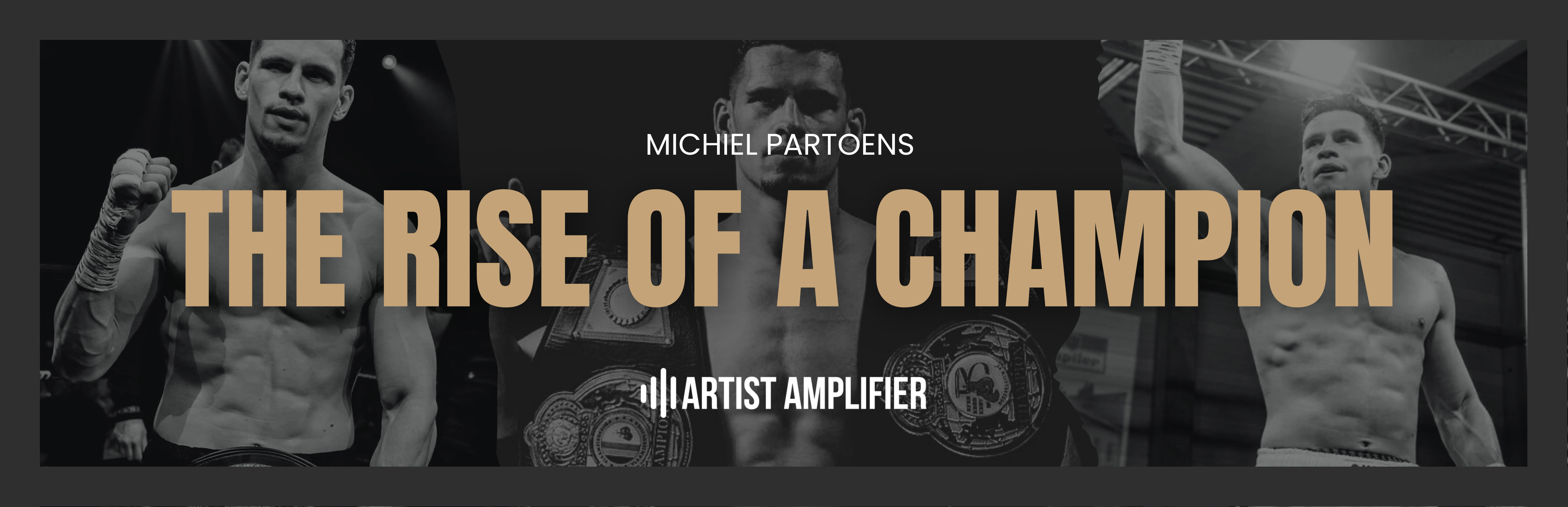 Michiel Partoens: The Rise of a Champion — premium Gold VIP ticket, front