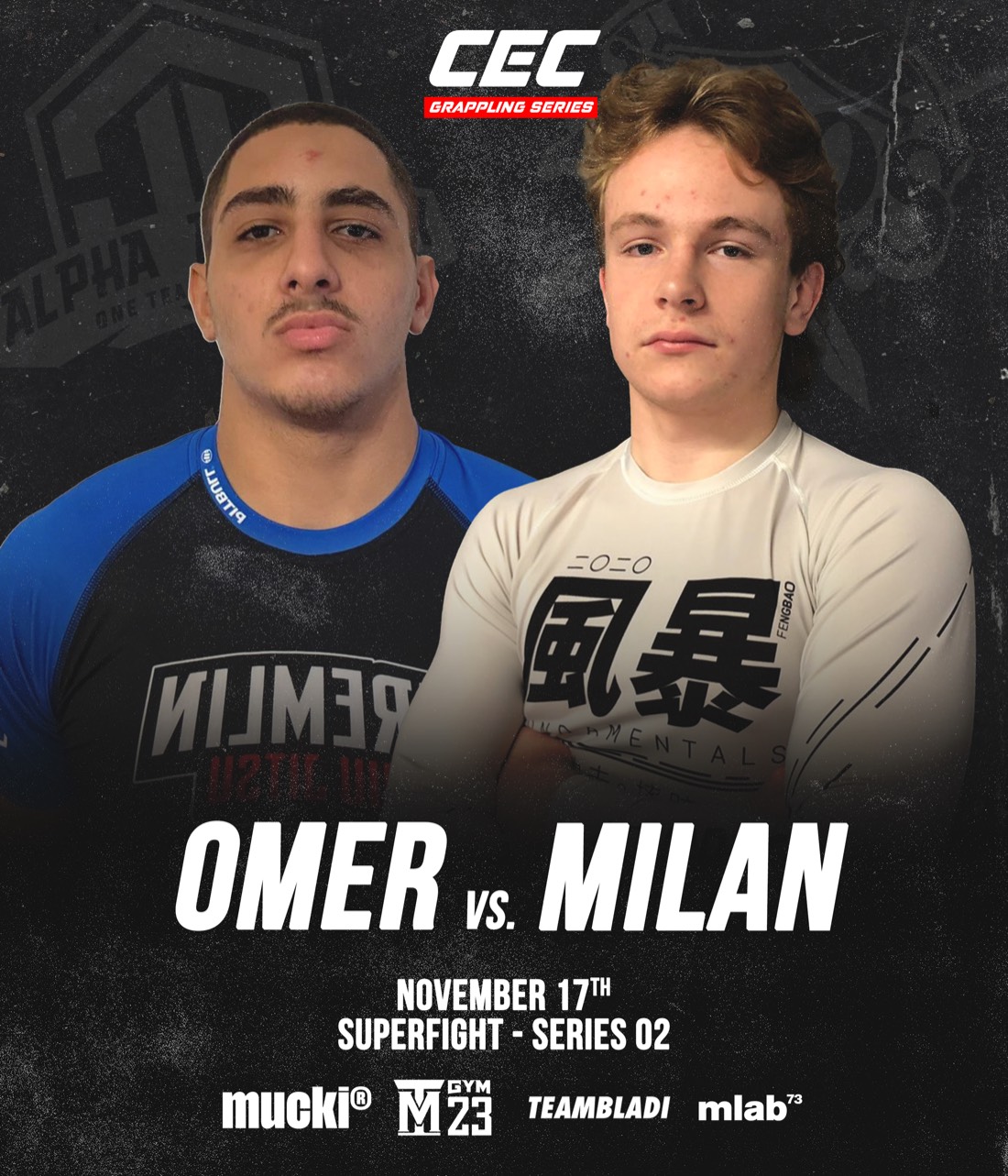 Superfight card — Omer vs Milan, Series 02