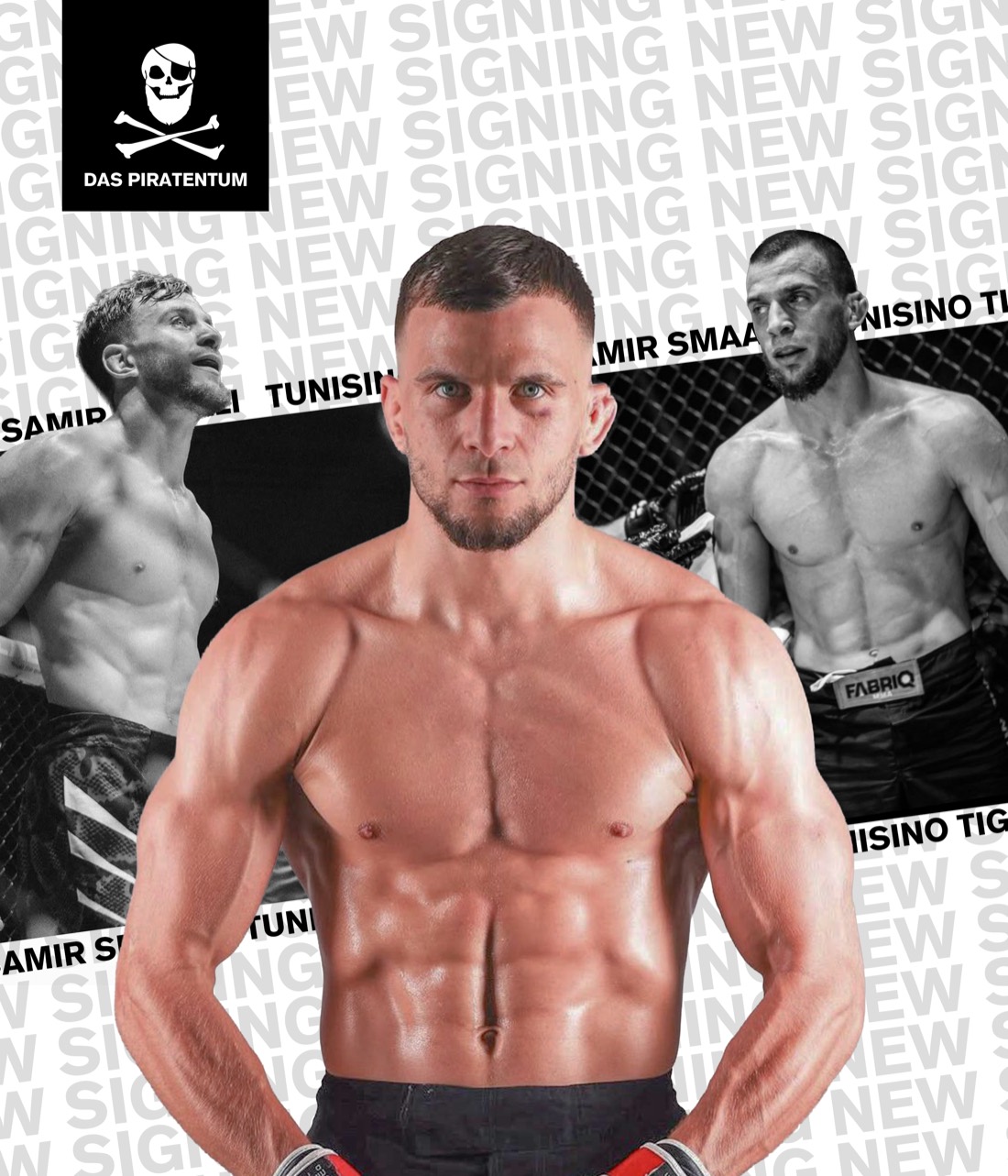 A flag, a feed and the artwork that gets fighters sponsored