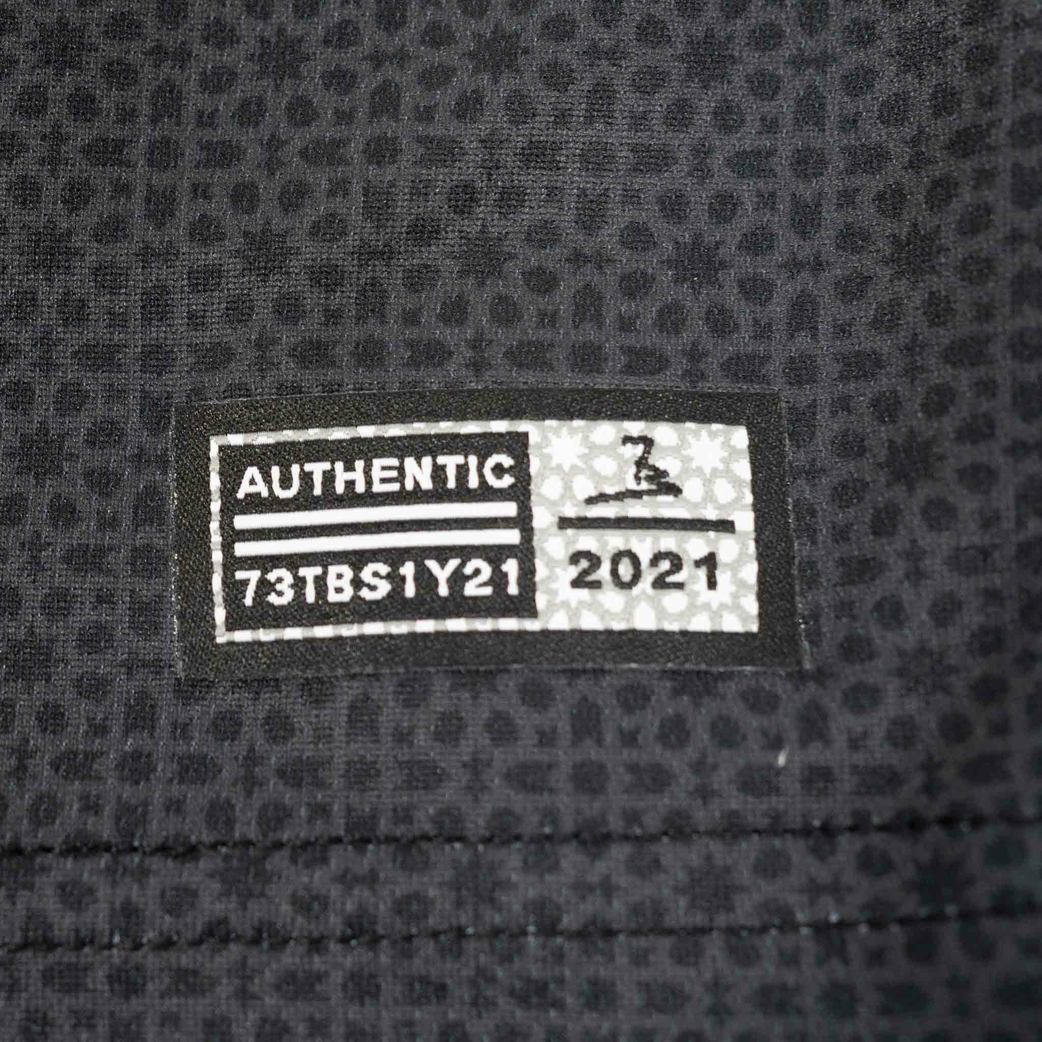 TEAMBLADI Equipe jersey — authenticity and production tag detail