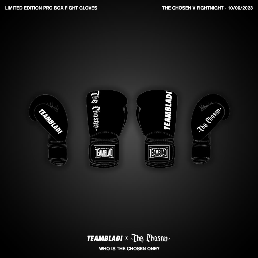 TEAMBLADI x The Chosen limited-edition pro boxing gloves